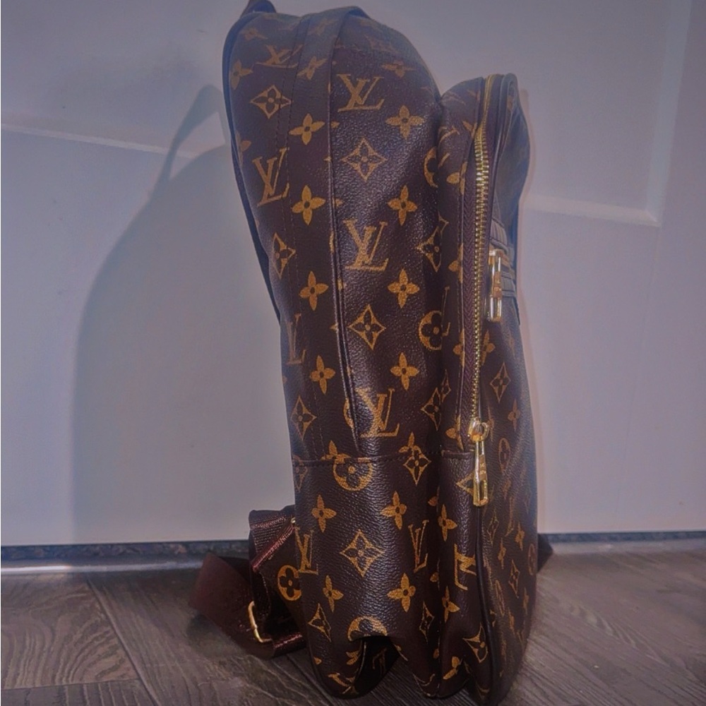 Louis Vuitton Dark Brown/Tan Monogram Backpack - Picture 2 of 14